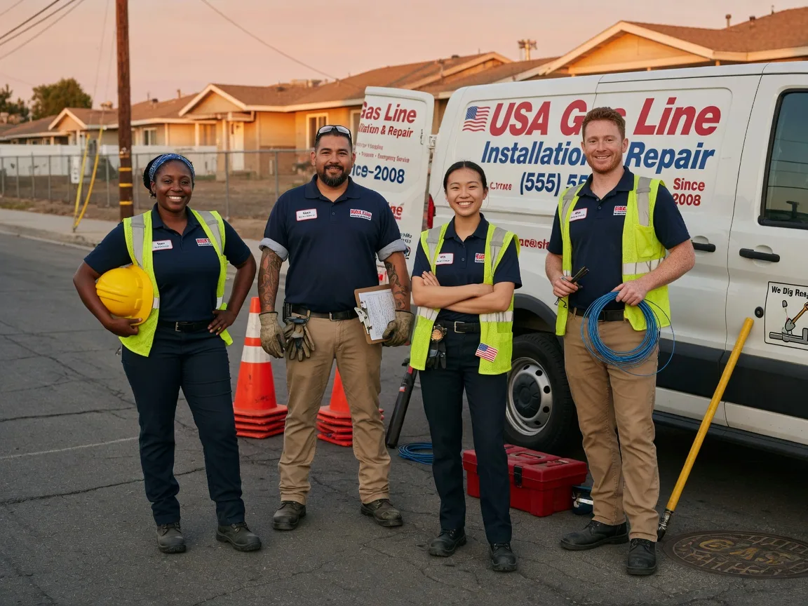 Gas Line Installation company in Ellery, IL